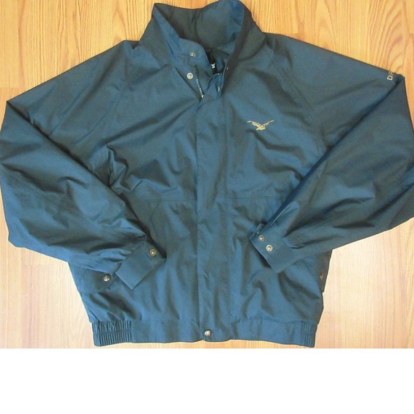 DRYJOYS by FOOTJOY WINDBREAKER JACKET BLACK Sz ME